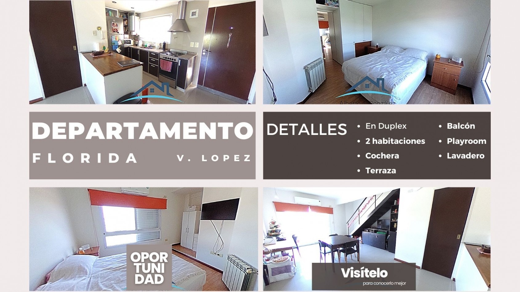 Departamento duplex en Florida, Vicente Lopez